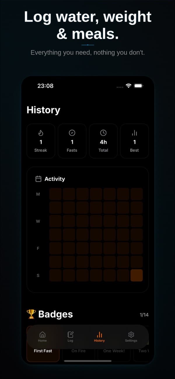 Fastive app screen 4