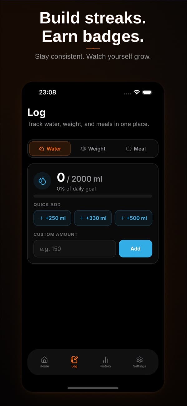 Fastive app screen 5