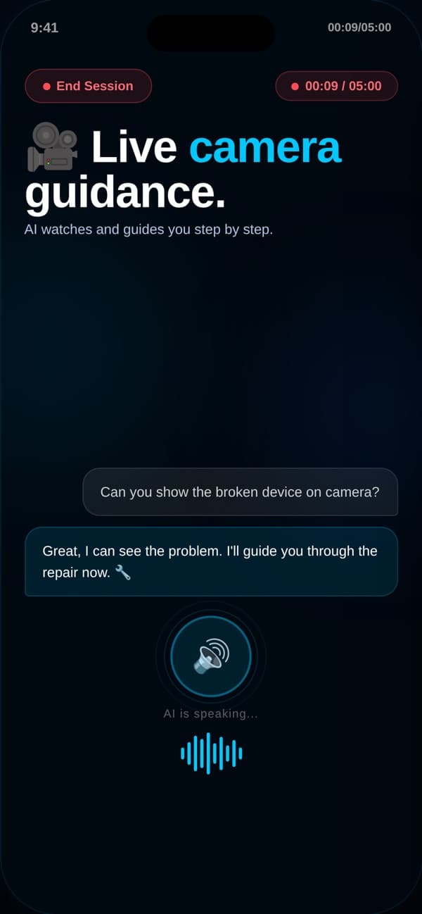 FixMode app screen 2