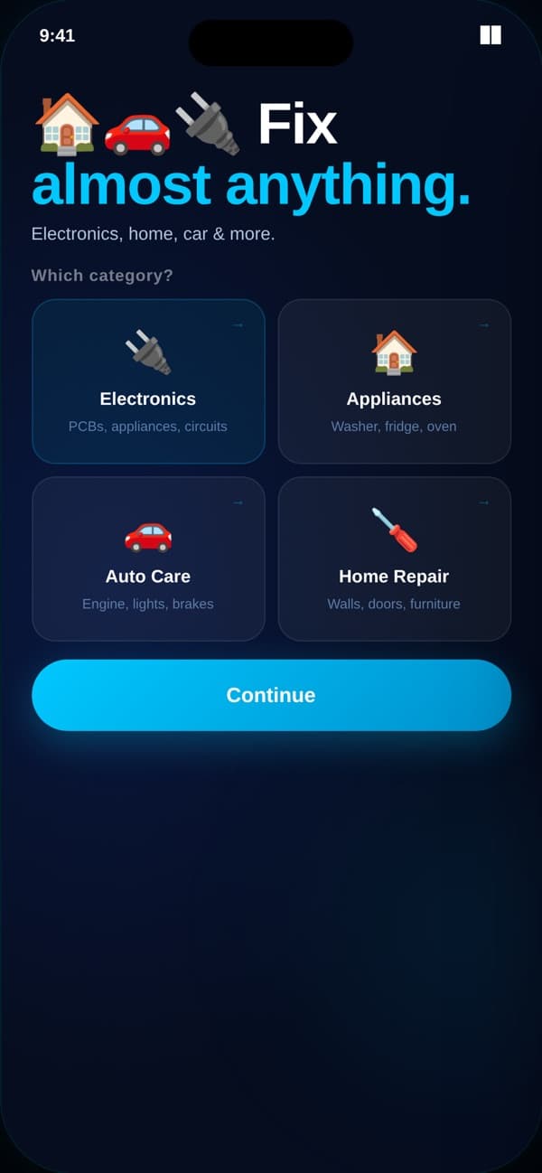 FixMode app screen 5