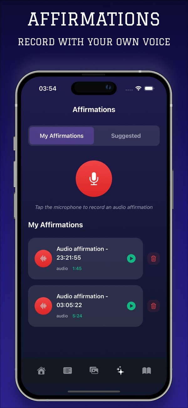 Manifestive app screen 3