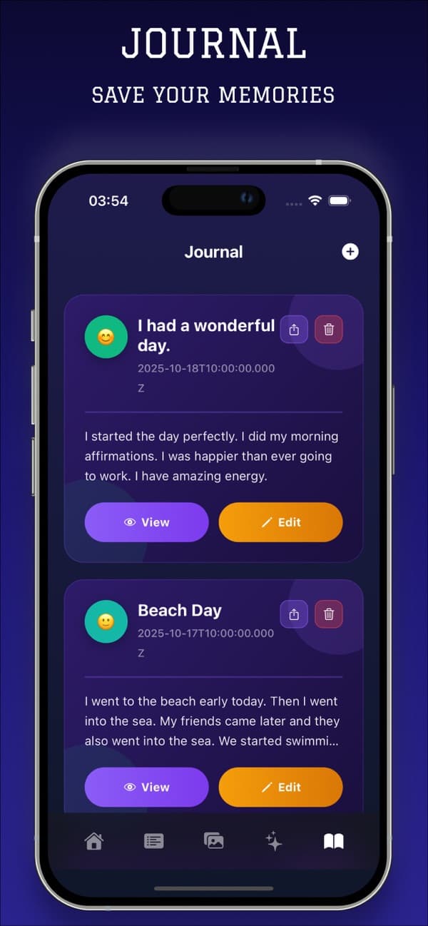 Manifestive app screen 5